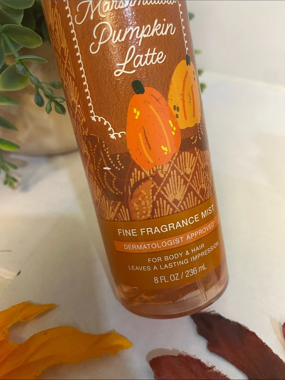 “Marshmallow Pumpkin Latte” Bath & Body Works New 3-Pc Set